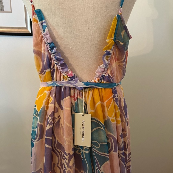 NWT Ramy Brook Printed Ivy Dress. Size Medium. Gorgeous design, feminine & sexy! - Picture 7 of 12